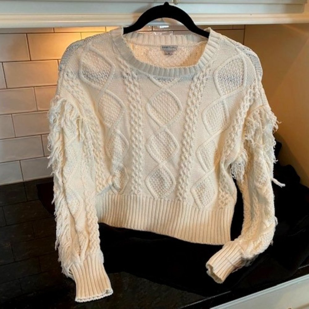 Girls Off White Sweater